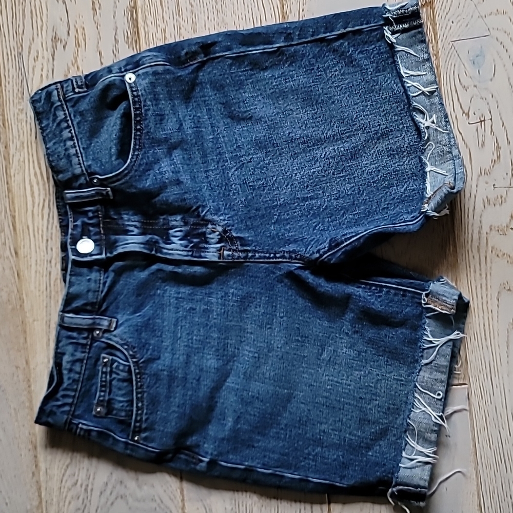 GAP Denim Shorts 1969 cut off cuffed Jean Short size 25